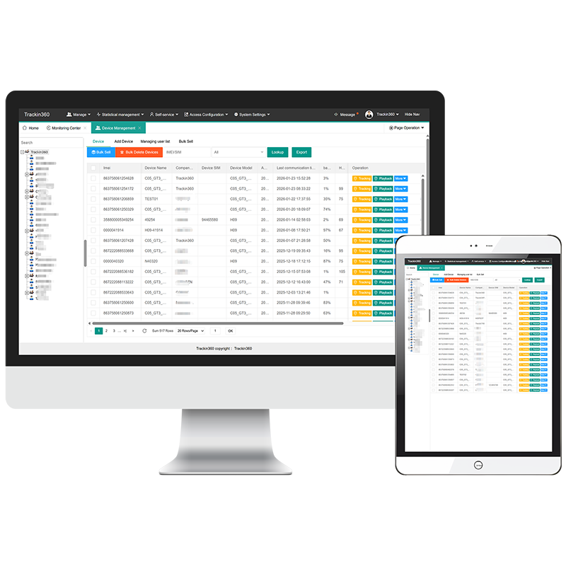 Tracking Device and Account Management